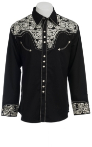 Scully® Western Mens Shirt P634SIL