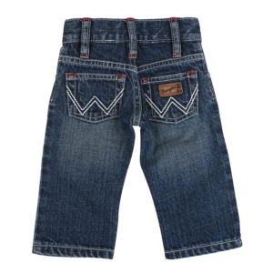 Wrangler® All Around Baby™ Boy's Tractor Patch w/ White W Pocket Jeans