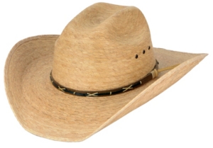 Cavenders® Toast Soft Palm Leaf Cowboy Hat