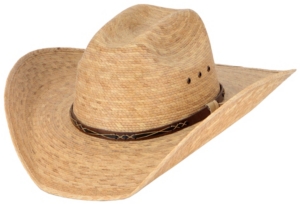 Cavenders® 15X Toast Palm with Brown Band Cowboy Hat