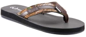Realtree Outfitters® Biscayne Men's Camo Thong Flip Flop
