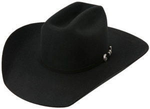 Stetson® 4X Bar None Black Felt Cowboy Hat