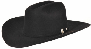 Stetson® 6X Bowie Black Felt Cowboy Hat