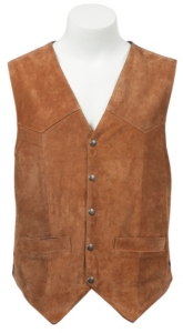 Scully® Tan Suede Western Cut Vest