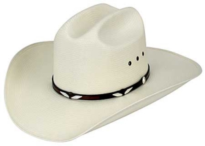 Stetson® 10X Eagle Pass Batwing Straw Cowboy Hat