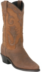 Sage® Ladies Brown Distressed w/ Nubuck Accents Western Boots