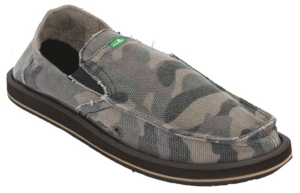 Sanuk® Pick Pocket™ Men's Camo Sidewalk Surfer Burlap Shoes