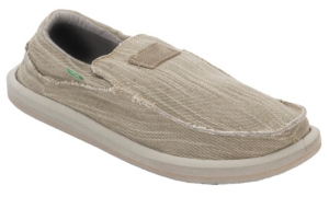 Sanuk® Kyoto™ Men's Stone Woodgrain Canvas Sidewalk Surfer Shoes