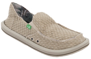 Sanuk® Vagabond™ Men's Natural Honeycomb Canvas Sidewalk Surfer Shoes