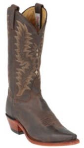 Tony Lama® Ladies Chocolate El Paso Goat Snip Toe Western Boots