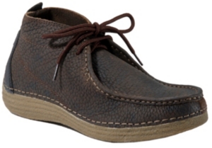 Tony Lama® 3R™ Mens Distressed Walnut Brown Bullhide Casual Lace Up Shoes