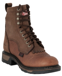 Tony Lama® Men's Copper Waterproof Pitstop Work Performance Lace-Up Packer Boots