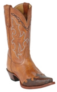 Tony Lama® Ladies Vaquero Tan Santa Fe Wingtip Western Boot