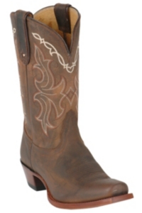 Tony Lama® Vaquero™ Ladies Sorrel Taos Brown Punchy Square Toe Western Boot