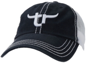 Team Roper® Men's Navy w/ White Embroidered Logo Mesh Back Cap