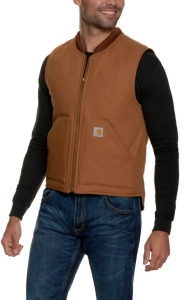 Carhartt® Brown Quilt Lined Arctic Vest