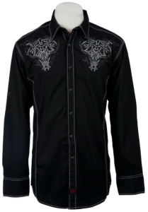Panhandle Slim 90 Proof Men’s L/S Western Snap Shirt V6S1331