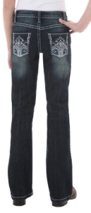 Rock 47™ by Wrangler® Girls' Jingle Rock Jean - Sizes 7-14 Regular & Slim Fit
