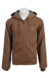 Cowboy Workwear® Clay Brown Sherpa Lined Hooded Jacket