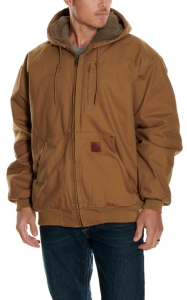 Cowboy Workwear® Tan Brown Quilt Lined Hooded Coat WSHOODFT