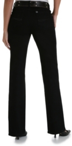Wrangler® Aura™ Black Regular Rise Ladies Jean