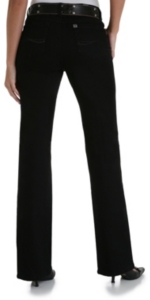 Wrangler® Aura™ Black Short Rise Ladies Jean