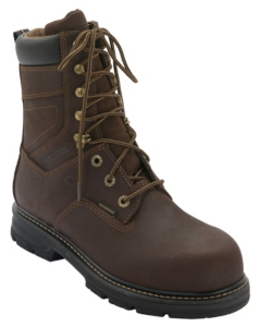 Wolverine® Dark Brown 8in Nolan Slip Resistant Lacer Composite Toe Work Boot