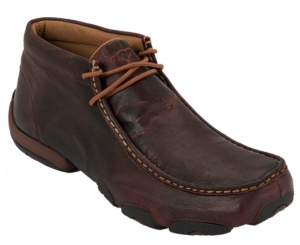 Twisted X® Men's Cognac Driving Moccasin Lace Up Casual Shoes