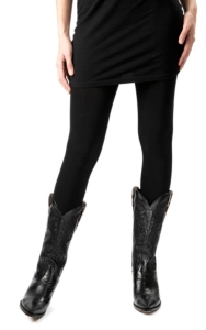 Angie® Women's Black Fleece Lined Leggings