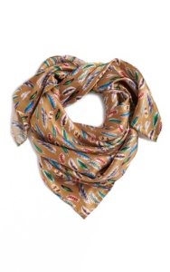 M&F Gold Feather Wild Rags Scarf | Cavender's