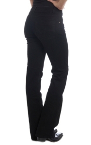 women's black boot leg jeans