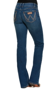 women in wrangler jeans