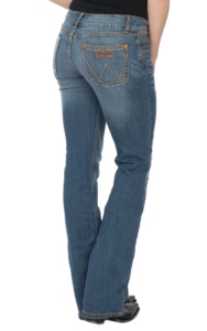 wrangler white bootcut jeans