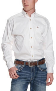 ariat white dress shirt