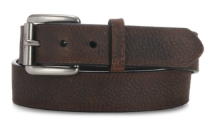 ariat buckles belts rowdy triple stitch belt basic brown cavenders