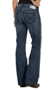 wide leg stretch jeans