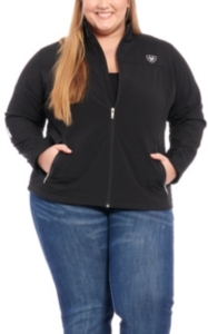 plus size black and white jacket