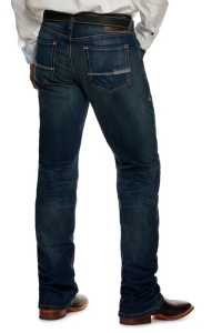 M4 Dark Wash Relaxed Fit Boot Cut Jeans 