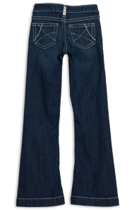 dark wash trouser jeans