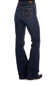storm Udvalg lastbil Ariat Women's Ella Dark Wash High Rise Slim Trouser Jeans | Cavender's