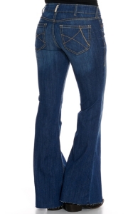 ladies flare leg jeans