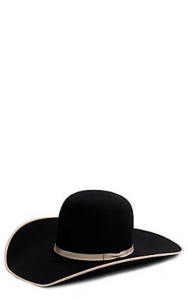 rodeo king black felt hat