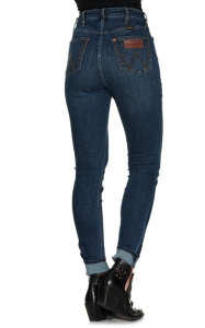 wrangler women's high rise skinny jeans