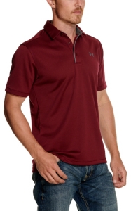 under armour red polo shirt