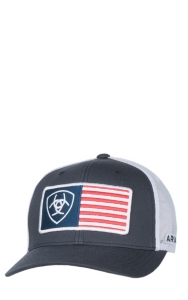 ariat flag hat