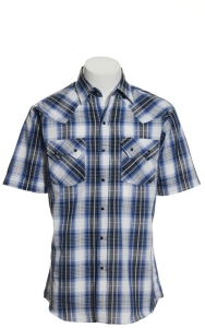 royal blue short sleeve dress shirt