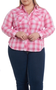 plus size western shirt