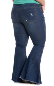 frayed bottom jeans plus size