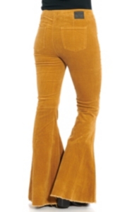 mustard flare jeans