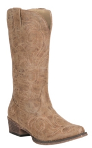 western boots tan